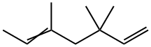 3,3,5-Trimethyl-1,5-heptadiene Struktur