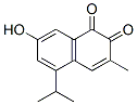 7-Hydroxy-3-methyl-5-isopropyl-1,2-naphthalenedione Struktur