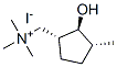 [(1R,2S,3R)-2-hydroxy-3-methyl-cyclopentyl]methyl-trimethyl-azanium io dide Struktur