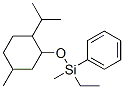 Ethylmethyl[[5-methyl-2-(1-methylethyl)cyclohexyl]oxy]phenylsilane Struktur