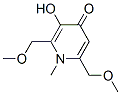 4(1H)-Pyridinone, 3-hydroxy-2,6-bis(methoxymethyl)-1-methyl- (9CI) Struktur