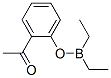 Diethyl(2-acetylphenyloxy)borane Struktur