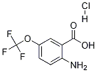 Benzoic acid, 2-aMino-5-(trifluoroMethoxy)-, hydrochloride Struktur