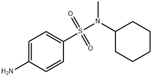 4-AMINO-N-CYCLOHEXYL-N-METHYL-BENZENESULFONAMIDE Struktur