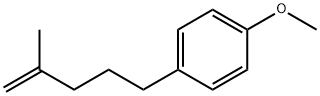 1-Methoxy-4-(4-methyl-4-pentenyl)benzene Struktur