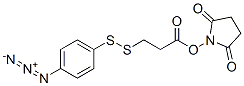 3-((4-azidophenyl)dithio)propionic N-hydroxysuccinimide Struktur