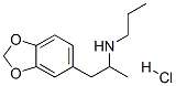 3,4-methylenedioxy-N-propylamphetamine hydrochloride Struktur