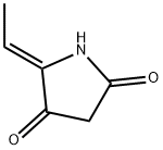 2,4-Pyrrolidinedione,5-ethylidene-,(Z)-(9CI) Struktur