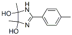 1H-Imidazole-4,5-diol, 4,5-dihydro-4,5-dimethyl-2-(4-methylphenyl)- (9CI) Struktur