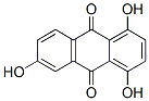 1,4,6-trihydroxyanthraquinone Struktur