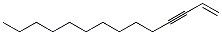 1-Tetradecen-3-yne Struktur