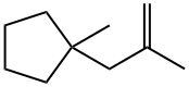 1-Methyl-1-(2-methyl-2-propenyl)cyclopentane Struktur