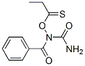 N-(Aminocarbonyl)-N-(1-thioxopropoxy)benzamide Struktur