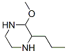 Piperazine, 2-methoxy-3-propyl- (9CI) Struktur