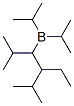 [1,2-Bis(1-methylethyl)butyl]bis(1-methylethyl)borane Struktur