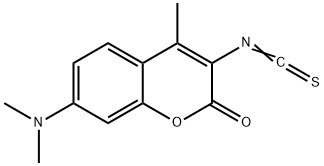 7-Dimethylamino-4-methylcoumarin-3-isothiocyanate(DACITC) Struktur