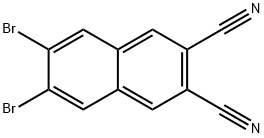 2,3-DIBROMO-6,7-DICYANONAPHTHALENE Struktur