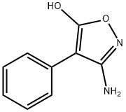 5-Isoxazolol,  3-amino-4-phenyl- Struktur