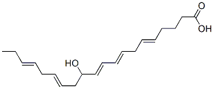 12-hydroxy-5,8,10,14,17-eicospentaenoic acid Struktur