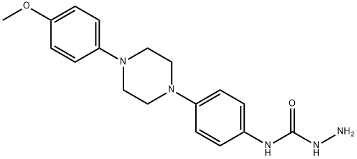 Hydrazine Carboxamide,N-{4-[4(4-methoxyphenyl)-1-pipezinyl]phenyl} Struktur