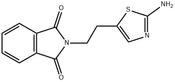 2-(2-(2-aminothiazol-5-yl)ethyl)isoindoline-1,3-dione Struktur