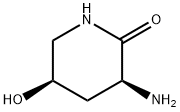 2-Piperidinone,3-amino-5-hydroxy-,(3S-cis)-(9CI) Struktur