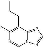 7-METHYL-8-PROPYL-[1,2,4]TRIAZOLO[1,5-C]PYRIMIDINE Struktur