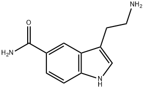 3-(2-AMINO-ETHYL)-1H-INDOLE-5-CARBOXYLIC ACID AMIDE Struktur