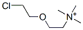 O-(2-chloroethyl)choline Struktur