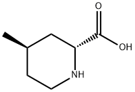 (2R,4R)-4-Methylpiperidine-2-carboxylic acid Struktur