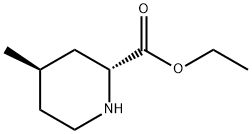 Ethyl (2R,4R)-4-methyl-2-piperidinecarboxylate Structure