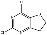 2,4-dichloro-6,7-dihydrothieno[3,2-d]pyrimidine Struktur