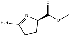 2H-Pyrrole-2-carboxylicacid,5-amino-3,4-dihydro-,methylester,(R)-(9CI) Struktur