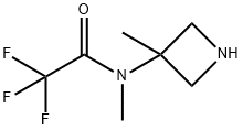 2,2,2-TRIFLUORO-N-METHYL-N-(3-METHYL-3-AZETIDINYL)-ACETAMIDE Struktur