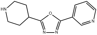 3-(5-Piperidin-4-yl-[1,3,4]oxadiazol-2-yl)-pyridine, 749200-87-1, 結(jié)構(gòu)式