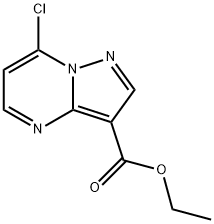 乙基 7-氯吡唑并[1,5-A]嘧啶-3-甲酸基酯 結構式