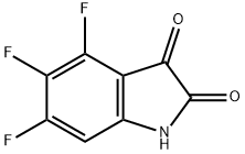 4,5,6-TRIFLUOROINDOLINE-2,3-DIONE Struktur