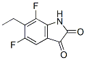 1H-Indole-2,3-dione, 6-ethyl-5,7-difluoro- (9CI) Struktur