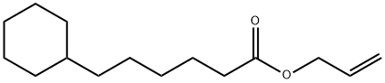 Cyclohexanehexanoic acid, 2-propenyl ester Struktur