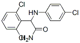 2-[(4-chlorophenyl)amino]-2-(2,6-dichlorophenyl)acetamide Struktur