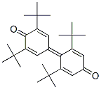 4-[2,6-Bis(1,1-dimethylethyl)-4-oxo-2,5-cyclohexadien-1-ylidene]-2,6-bis(1,1-dimethylethyl)-2,5-cyclohexadien-1-one Struktur