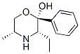 2-Morpholinol,3-ethyl-5-methyl-2-phenyl-,(2alpha,3alpha,5alpha)-(9CI) Struktur