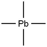 Tetramethyllead Struktur