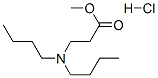 methyl N,N-dibutyl-beta-alaninate hydrochloride Struktur