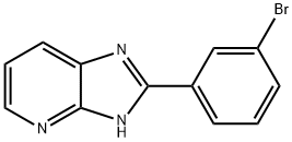 2-(3-Bromophenyl)-1H-imidazo(4,5-b)pyridine Struktur