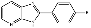 2-(4-Bromophenyl)-1H-imidazo(4,5-b)pyridine Struktur