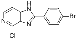 4-Chloro-2-(4-bromophenyl)-imidazo(4,5-c)pyridine Struktur