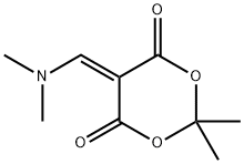 5-(DIMETHYLAMINOMETHYLENE)-2,2-DIMETHYL-1,3-DIOXANE-4,6-DIONE Struktur