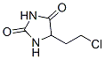 2,4-Imidazolidinedione,  5-(2-chloroethyl)- Struktur