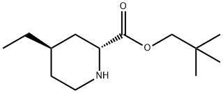 2-Piperidinecarboxylicacid,4-ethyl-,2,2-dimethylpropylester,(2R,4R)-(9CI) Struktur